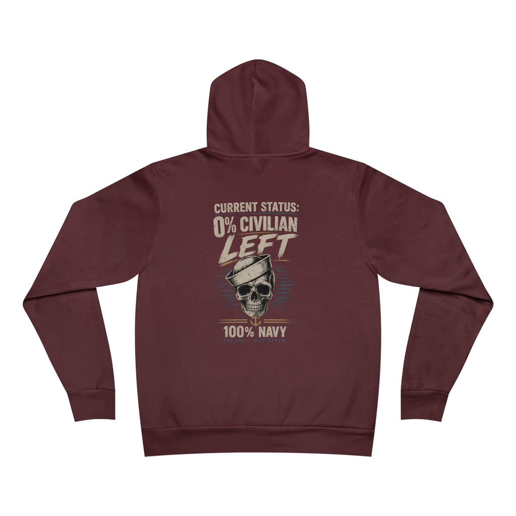 Current Status: 0% Civilian, 100% Navy Veteran Military Mindset  Pullover
