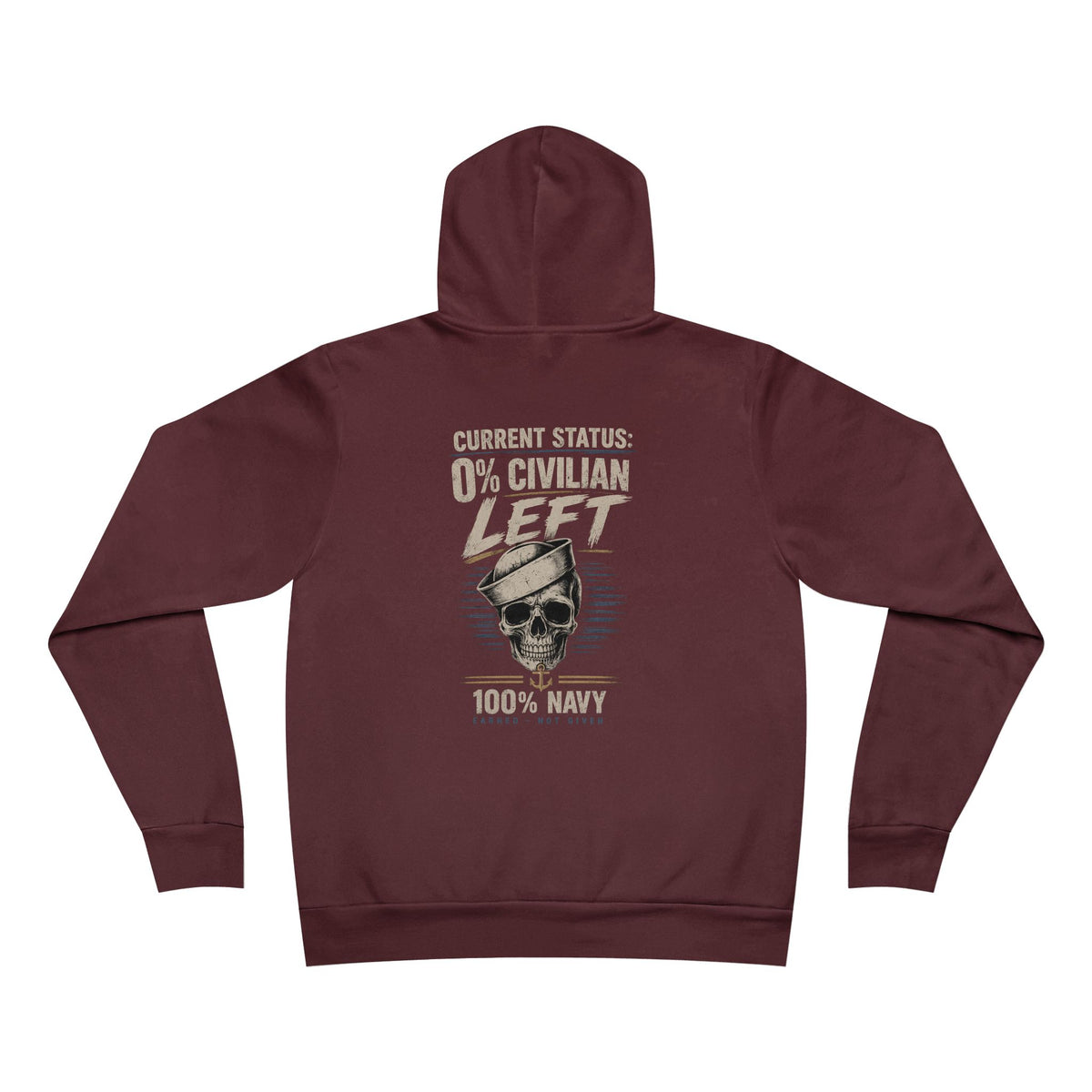 Current Status: 0% Civilian, 100% Navy Veteran Military Mindset  Pullover
