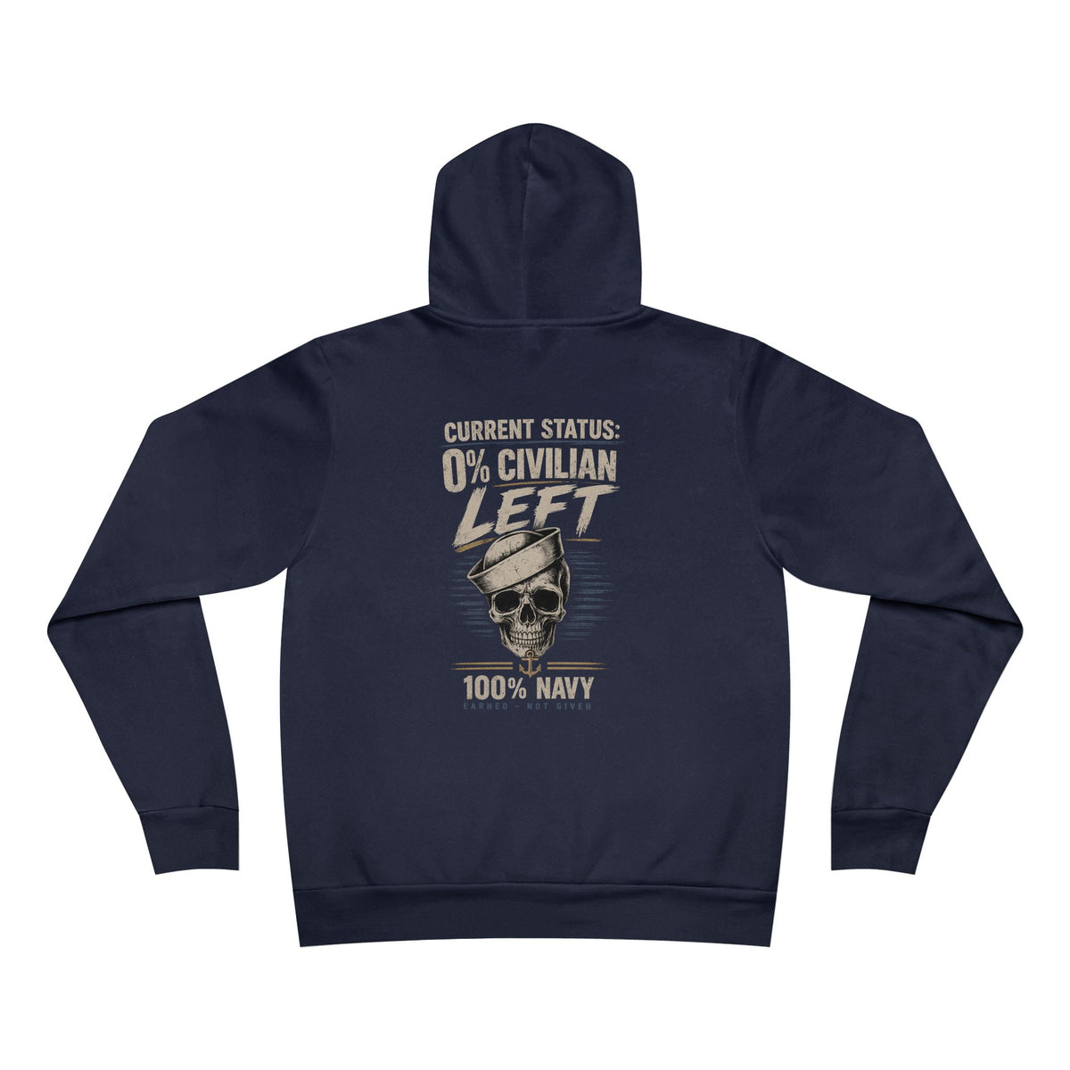 Current Status: 0% Civilian, 100% Navy Veteran Military Mindset  Pullover