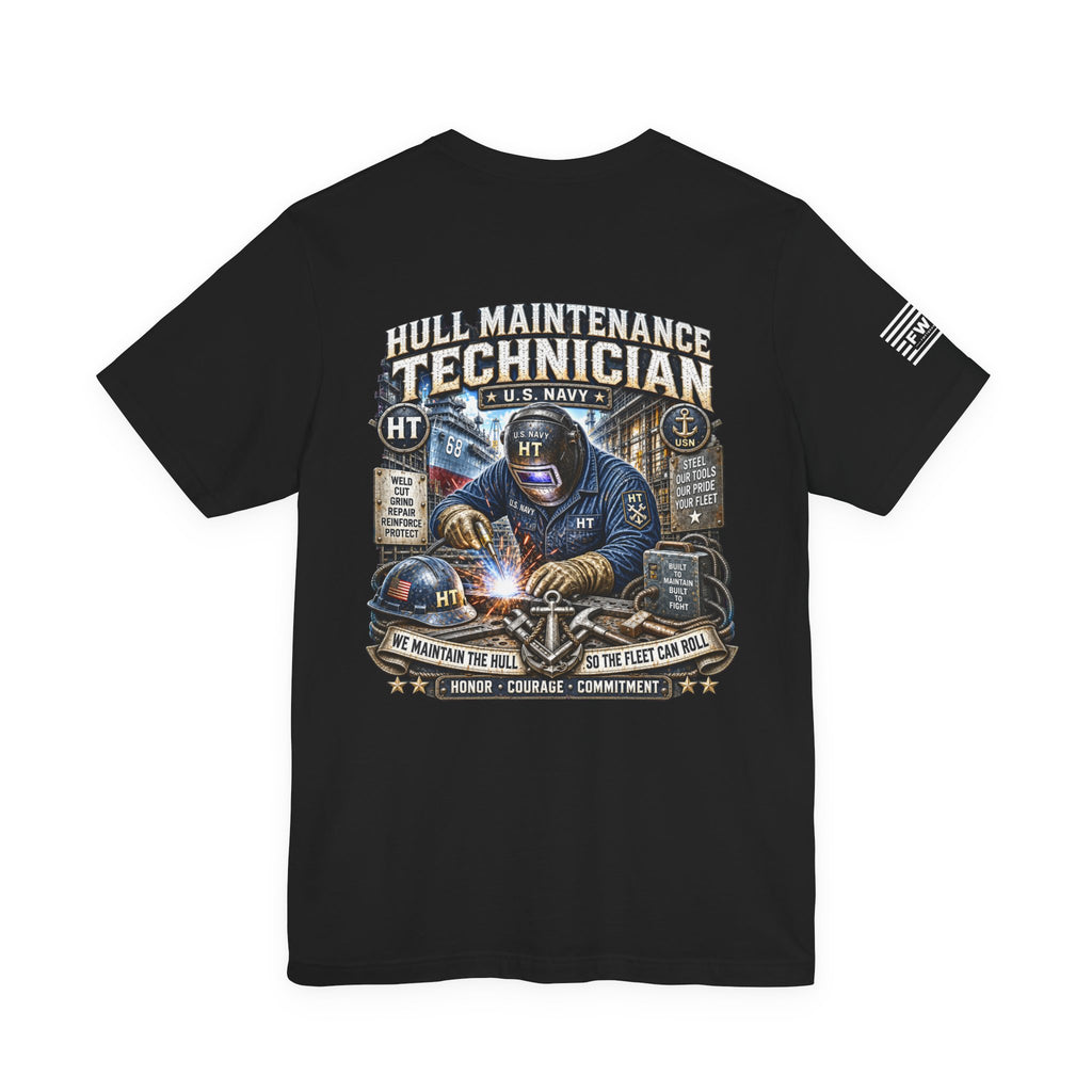 HT (Hull Maintenance Technician) - Heavy Metal Rate Specific T-shirt