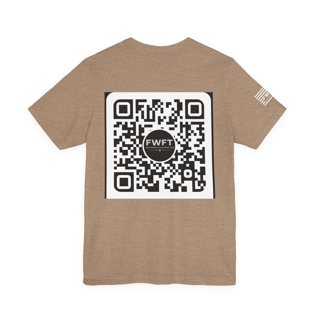 FWFT Logo T-Shirt, Fair Winds & Following Tees Shirt, Navy Inspired Tee, Veteran Apparel, Military Streetwear Shirt