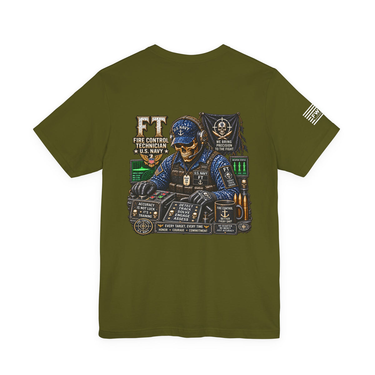 FT (Fire Control Technician) - Heavy Metal Rate Specific T-shirt