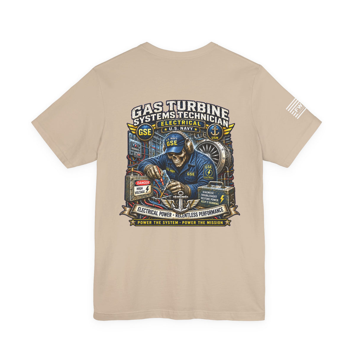 GSE (Gas Turbine Systems Technician - Electrical) - Heavy Metal Rate Specific T-shirt