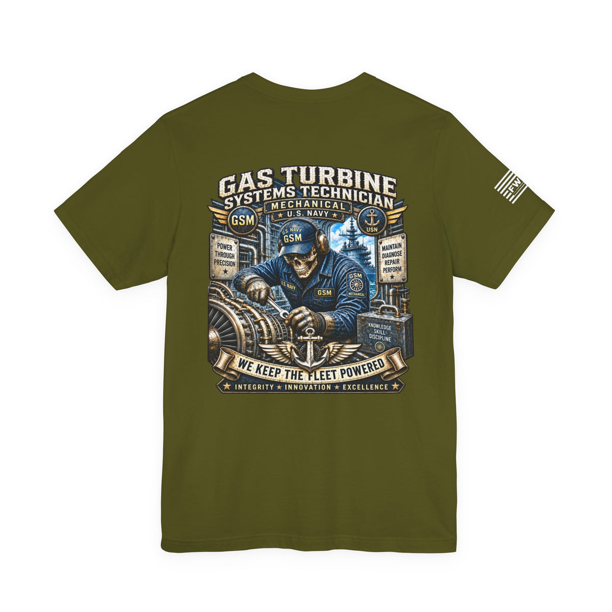 GSM (Gas Turbine Systems Technician - Mechanical) - Heavy Metal Rate Specific T-shirt