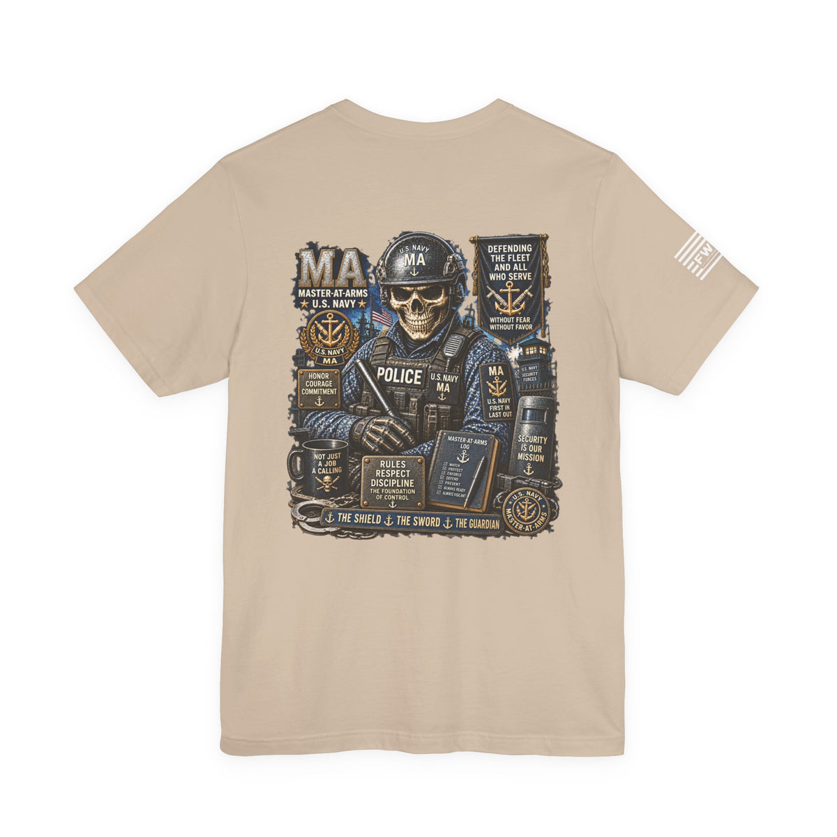 MA (Master-at-Arms) Heavy Metal Rate Specific T-shirt