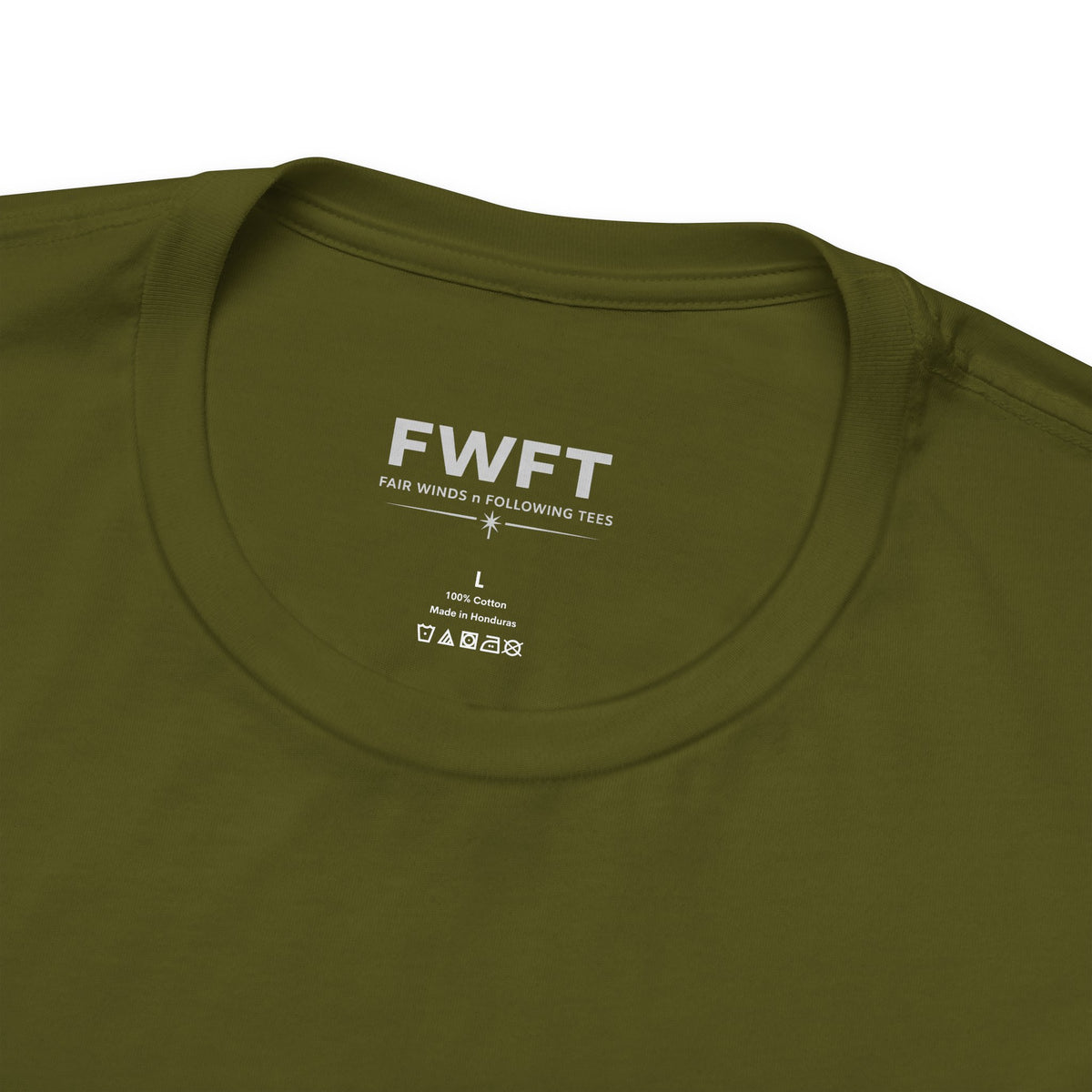 FWFT Logo T-Shirt, Fair Winds & Following Tees Shirt, Navy Inspired Tee, Veteran Apparel, Military Streetwear Shirt
