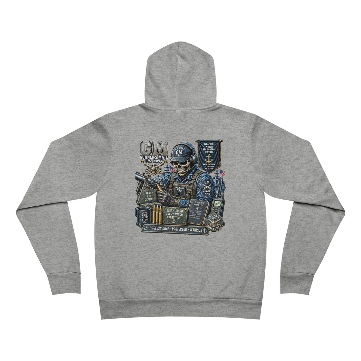 GM (Gunner's Mate) Heavy Metal Hoodie – Wear Your Rate with Pride