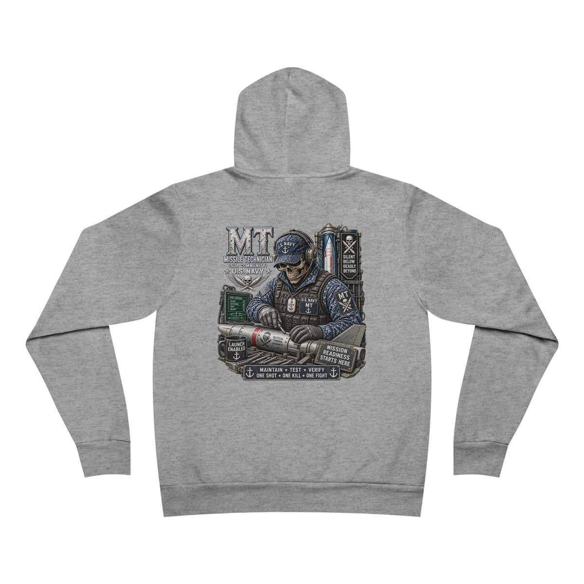 MT (Missile Technician - Sub Community) US Navy Heavy Metal Hoodie – Wear Your Rate with Pride