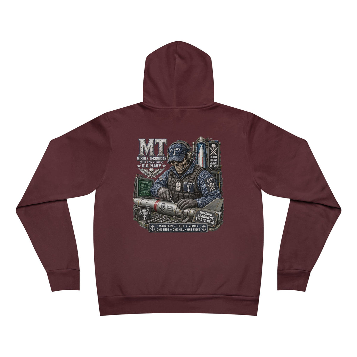 MT (Missile Technician - Sub Community) US Navy Heavy Metal Hoodie – Wear Your Rate with Pride