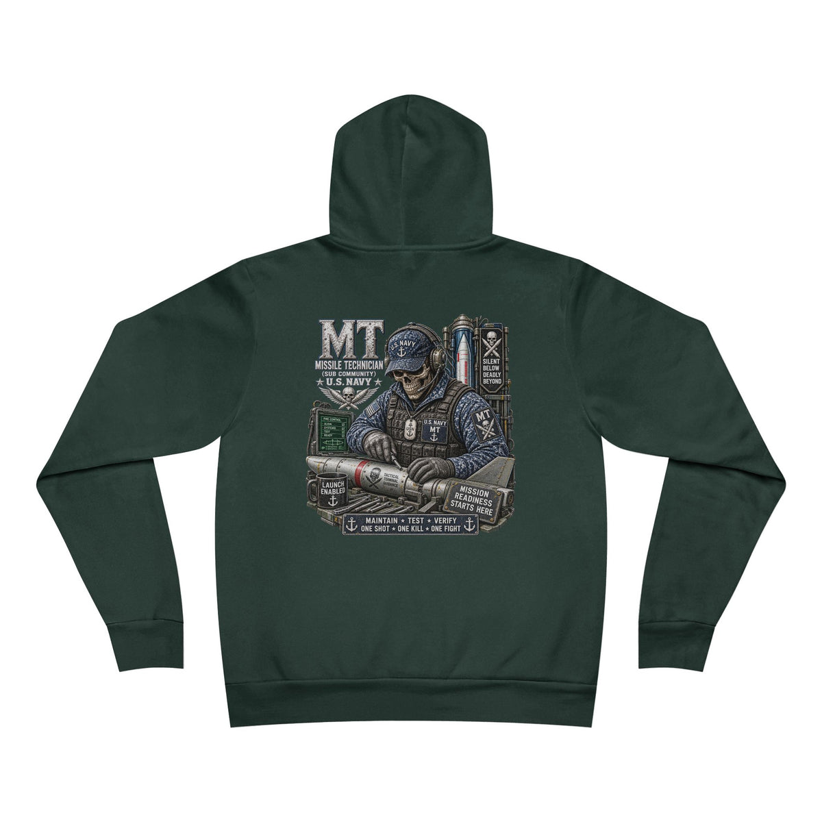 MT (Missile Technician - Sub Community) US Navy Heavy Metal Hoodie – Wear Your Rate with Pride