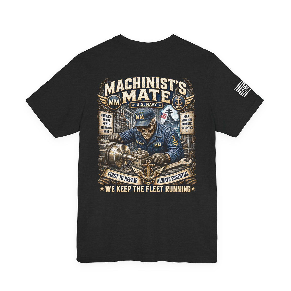 MM (Machinists Mate) - Heavy Metal Rate Specific T-shirt