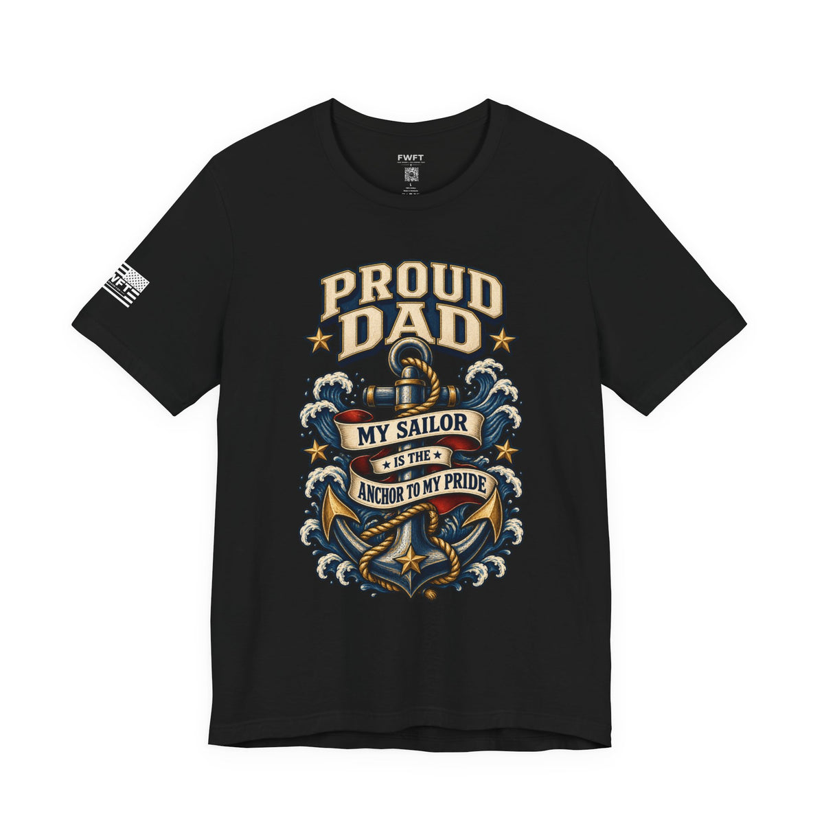 Proud Navy Dad Anchor Shirt, My Sailor Is the Anchor to My Pride T Shirt, Navy Father Gift, Military Family Tee
