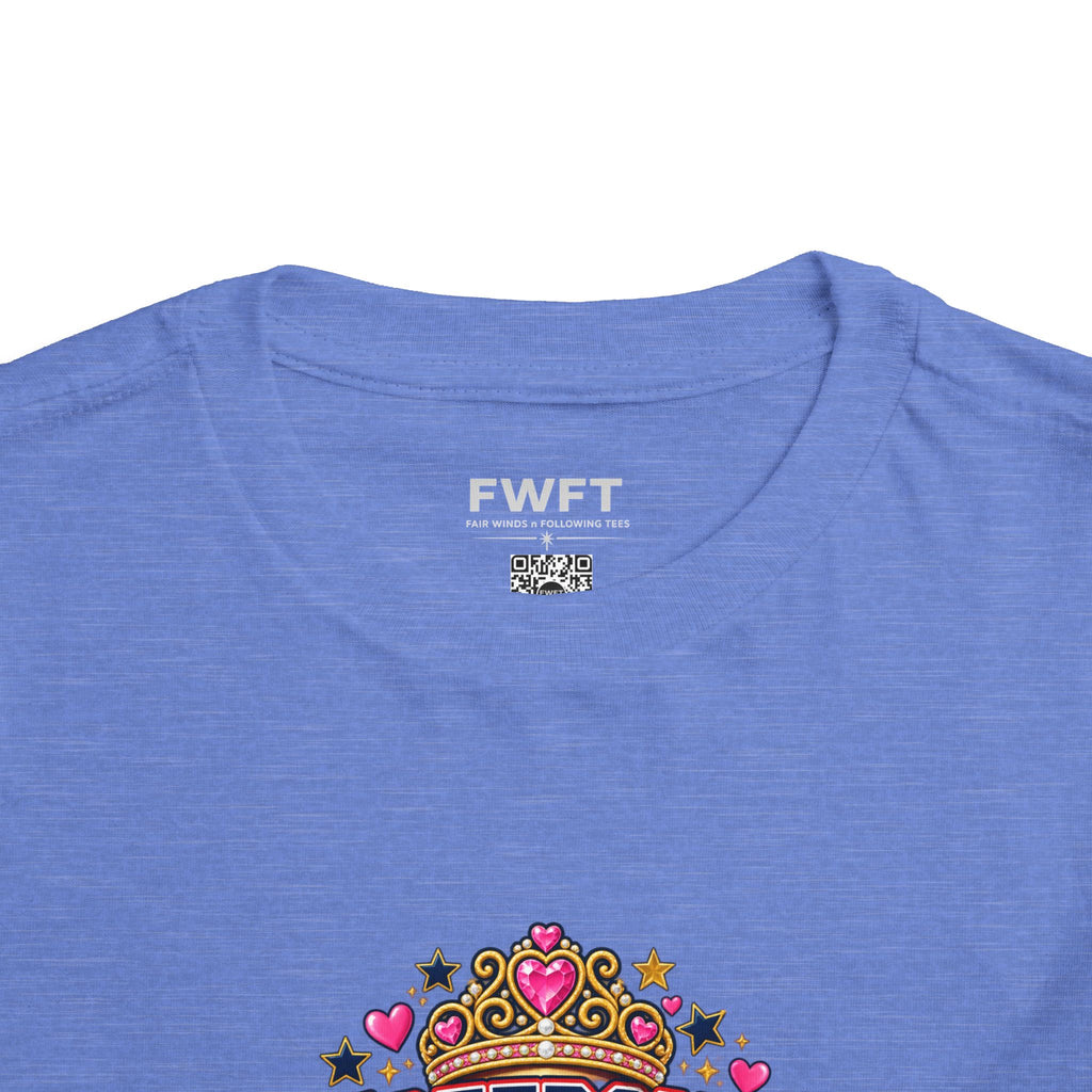 Freedom’s Little Princess Personalized Veteran Daughter Kids Shirt