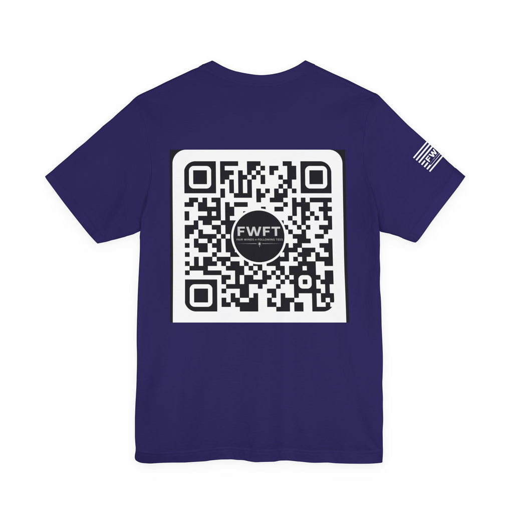 FWFT Logo T-Shirt, Fair Winds & Following Tees Shirt, Navy Inspired Tee, Veteran Apparel, Military Streetwear Shirt