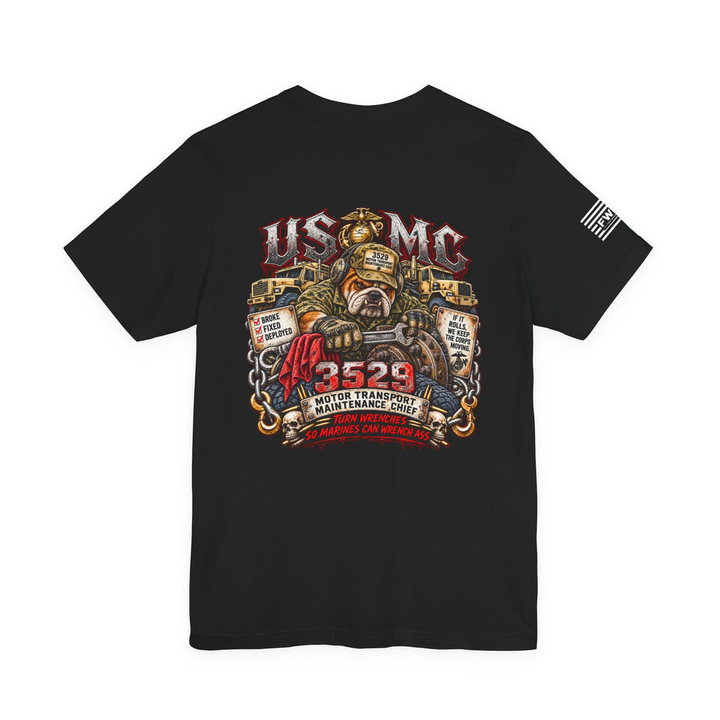 3529 - Motor Transport Maintenance Chief Shirt, USMC Marine Corps Motor Transport Maintenance Chief Veteran T-Shirt