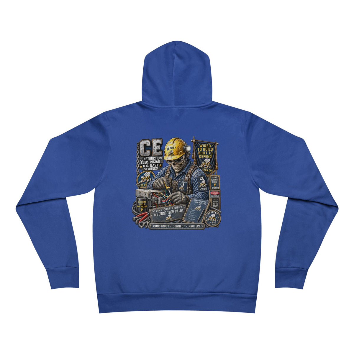 CE (Construction Electrician - Seabees) US Navy Heavy Metal Hoodie – Wear Your Rate with Pride