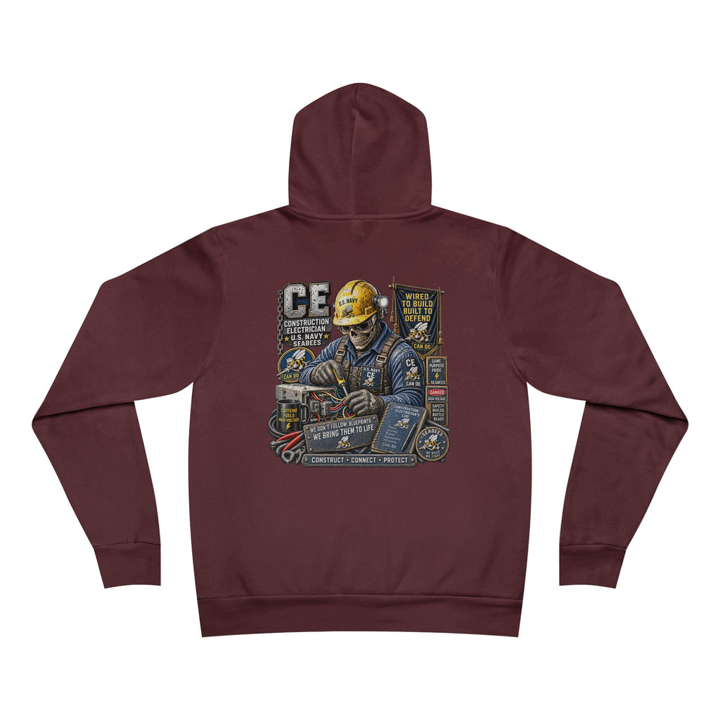 CE (Construction Electrician - Seabees) US Navy Heavy Metal Hoodie – Wear Your Rate with Pride