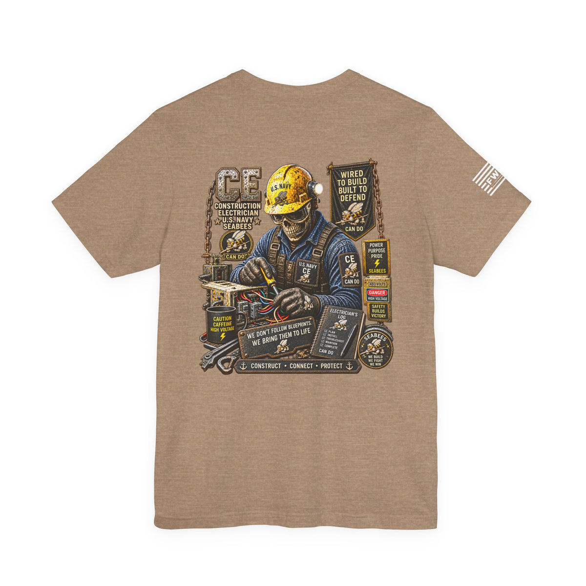 CE (Construction Electrician) - Heavy Metal Rate Specific T-shirt
