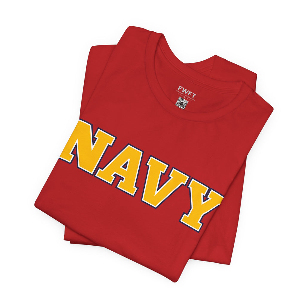 Navy Gold Shirt, Navy Veteran Tee, Military Pride T Shirt, Black Navy Gift, Sailor Apparel