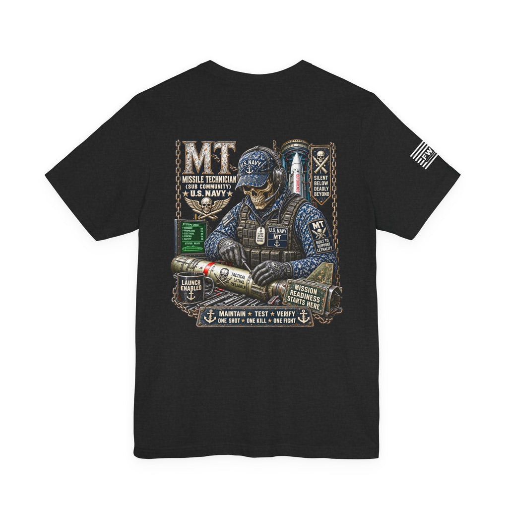 MT (Missile Technician) - Heavy Metal Rate Specific T-shirt