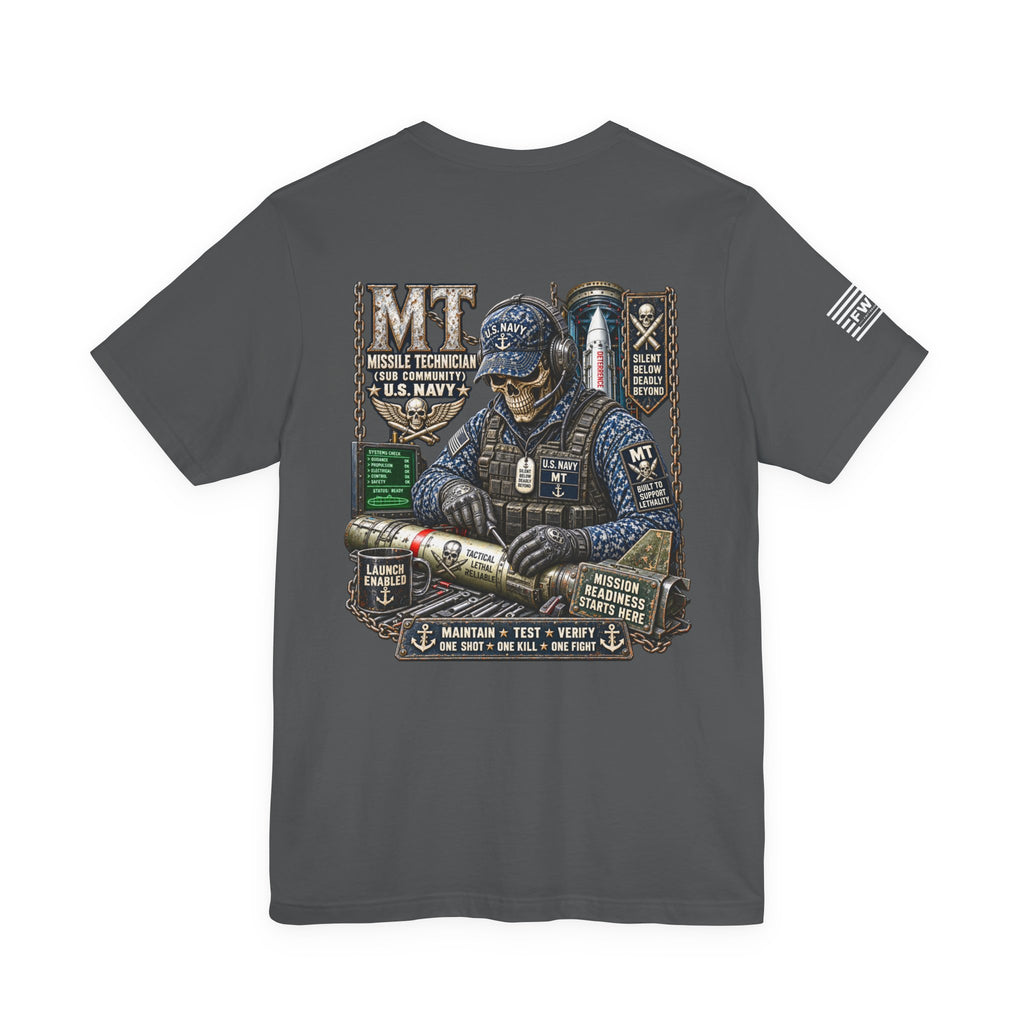 MT (Missile Technician) - Heavy Metal Rate Specific T-shirt