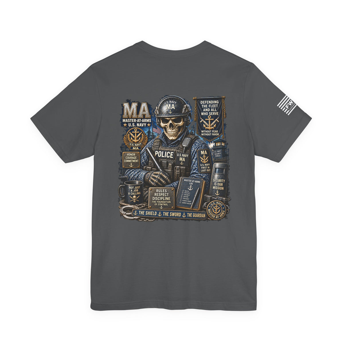 MA (Master-at-Arms) Heavy Metal Rate Specific T-shirt