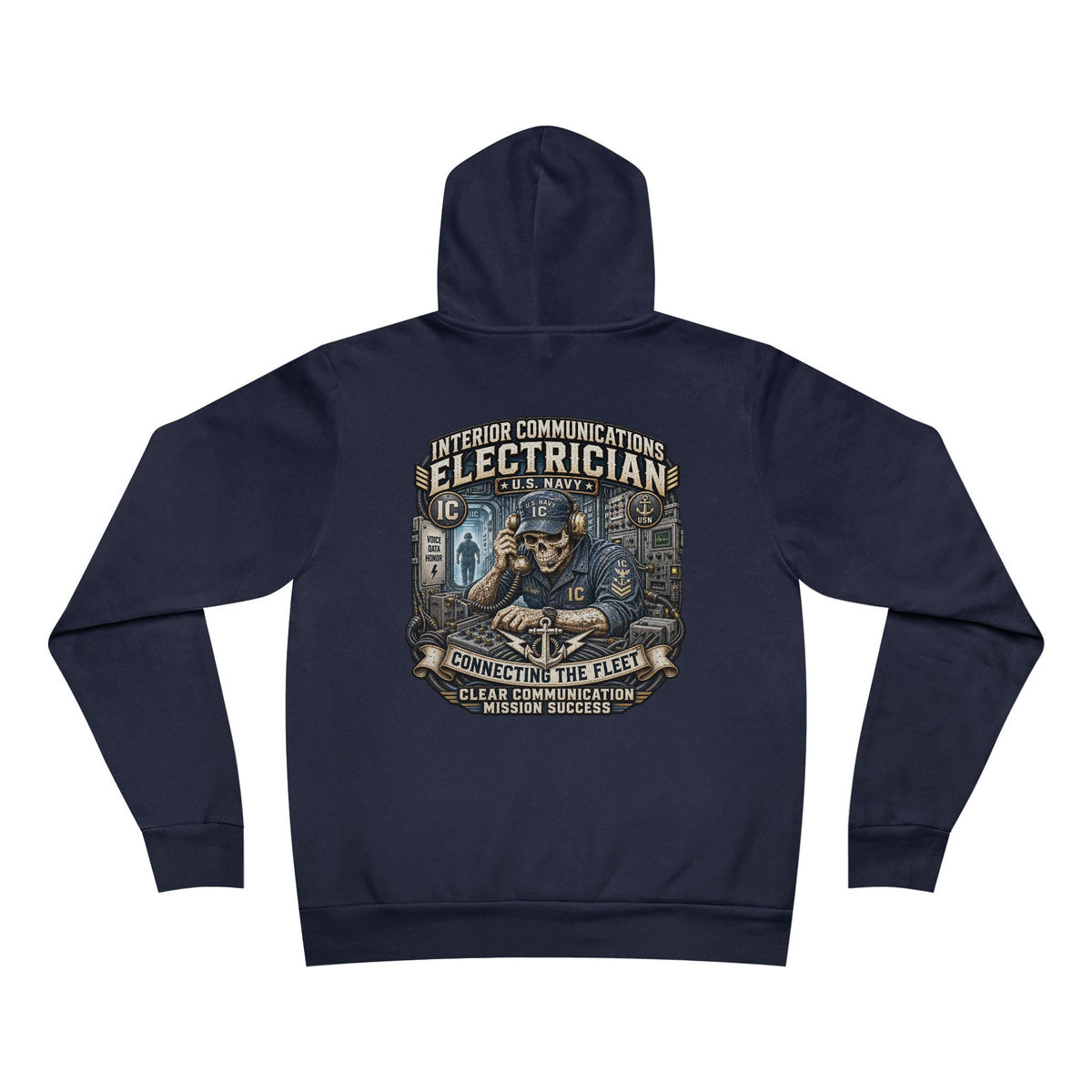 IC (Interior Communications Electrician) US Navy Heavy Metal Hoodie – Wear Your Rate with Pride