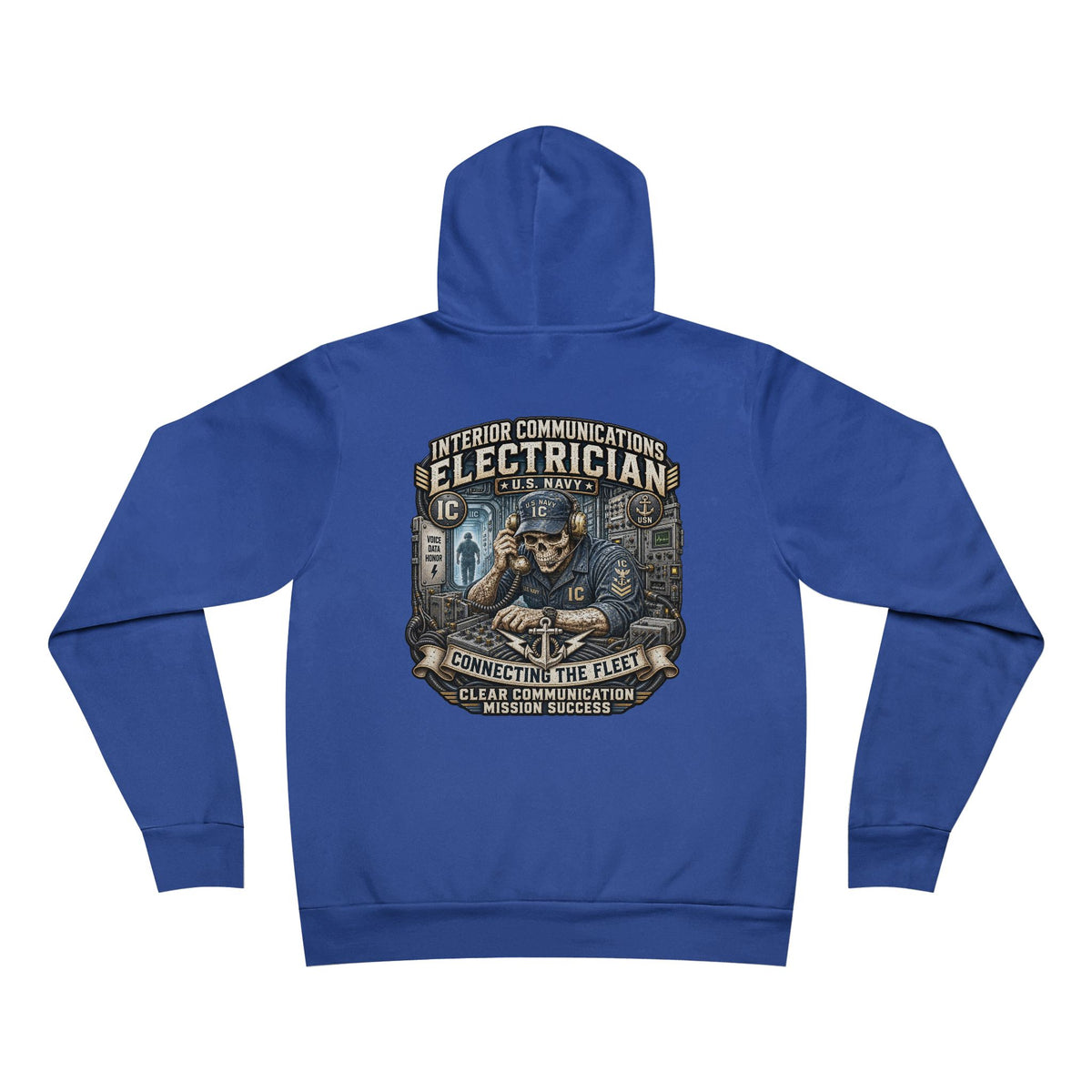 IC (Interior Communications Electrician) US Navy Heavy Metal Hoodie – Wear Your Rate with Pride