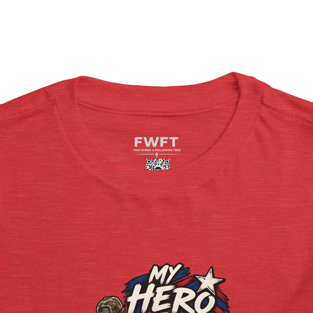 My Hero Doesn't Wear a Cape. My Hero is a Veteran. Son of a Veteran Shirt for Boys, Proud Military Kid T Shirt, Veteran Dad Son Tee, Military Family Gift, Patriotic Youth Shirt, Veteran Family