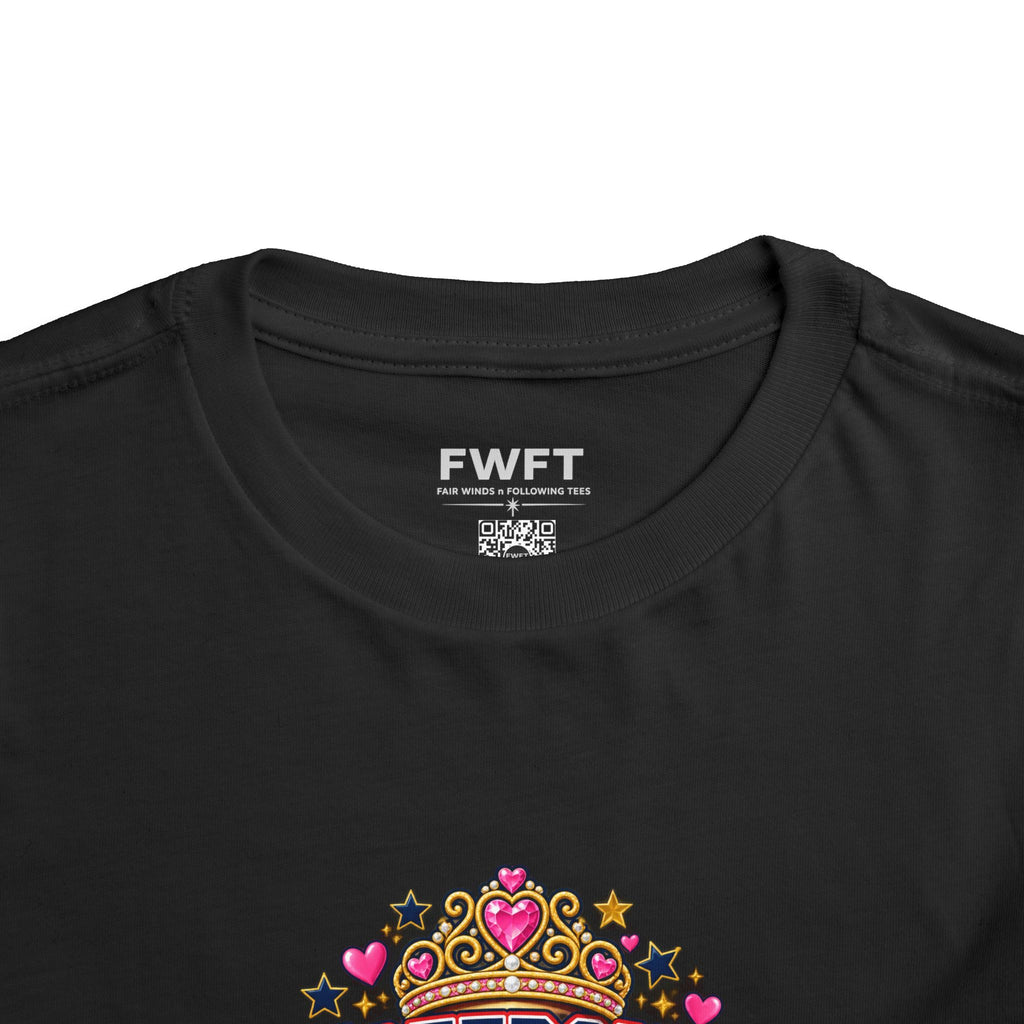 Freedom’s Little Princess Personalized Veteran Daughter Kids Shirt