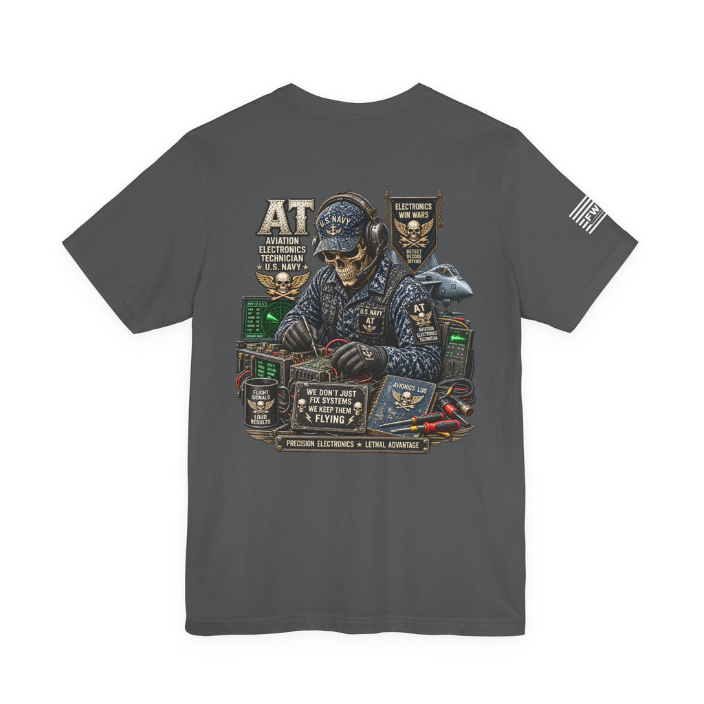 AT (Aviation Electronics Technician) - Heavy Metal Rate Specific T-shirt