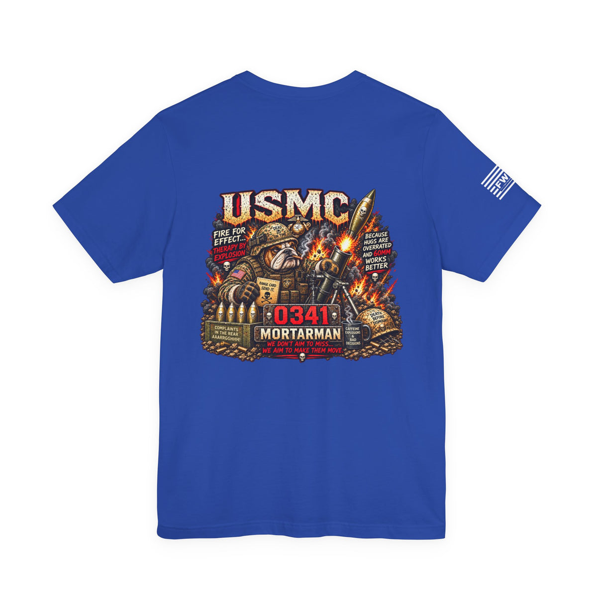 0341 Mortarman Shirt, USMC Marine Corps Infantry Mortar Veteran T-Shirt