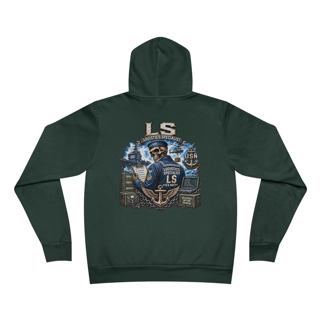 LS (Logistics Specialist) US Navy Heavy Metal Hoodie – Wear Your Rate with Pride