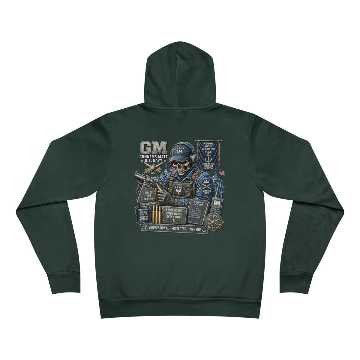 GM (Gunner's Mate) Heavy Metal Hoodie – Wear Your Rate with Pride