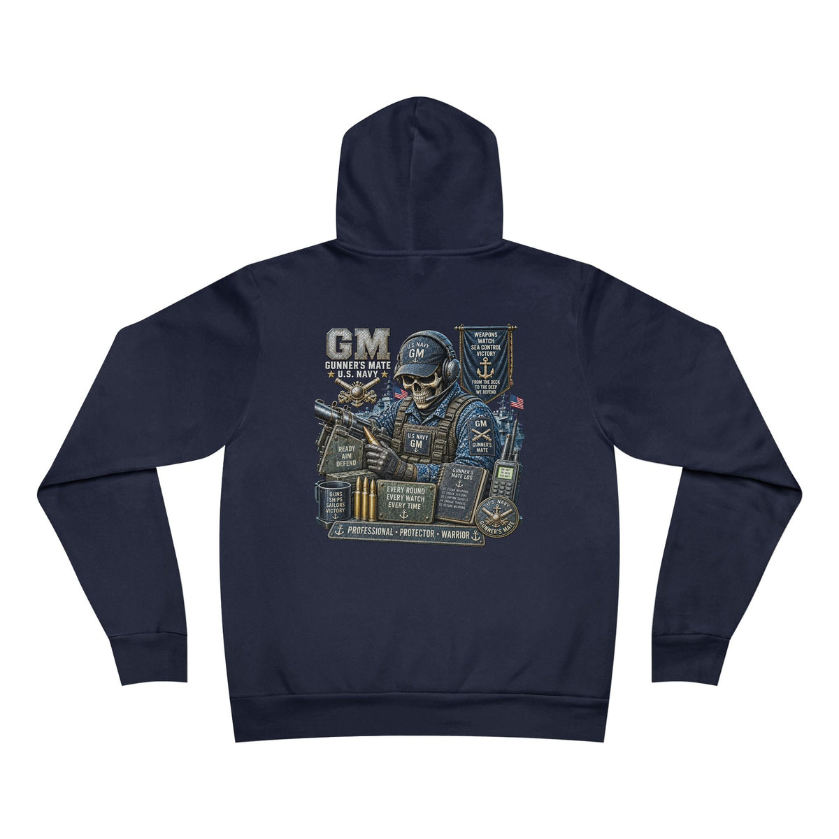 GM (Gunner's Mate) Heavy Metal Hoodie – Wear Your Rate with Pride