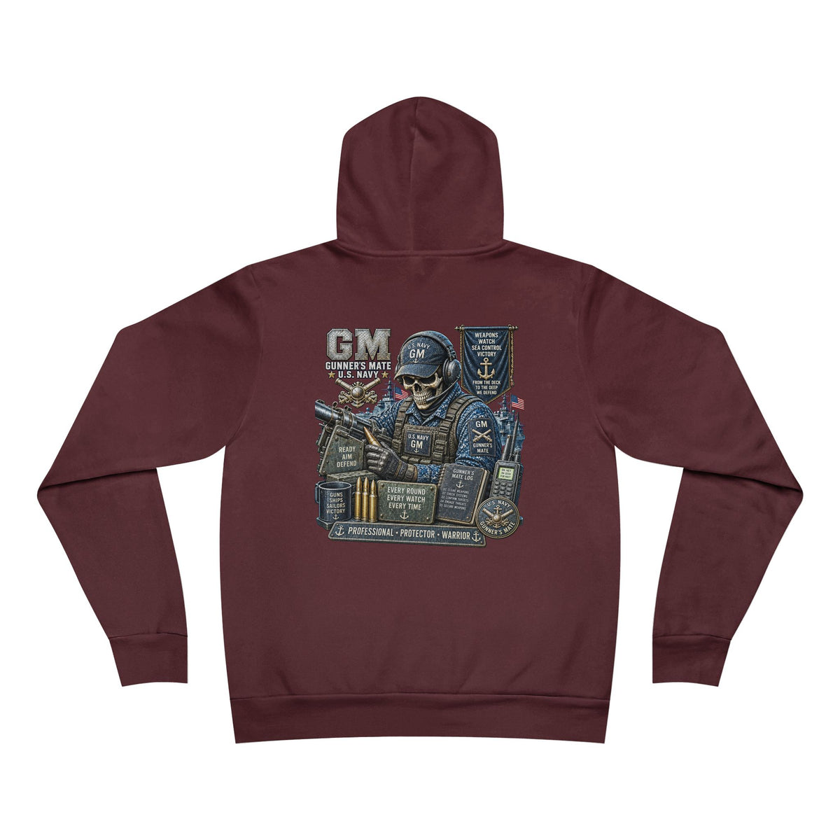 GM (Gunner's Mate) Heavy Metal Hoodie – Wear Your Rate with Pride