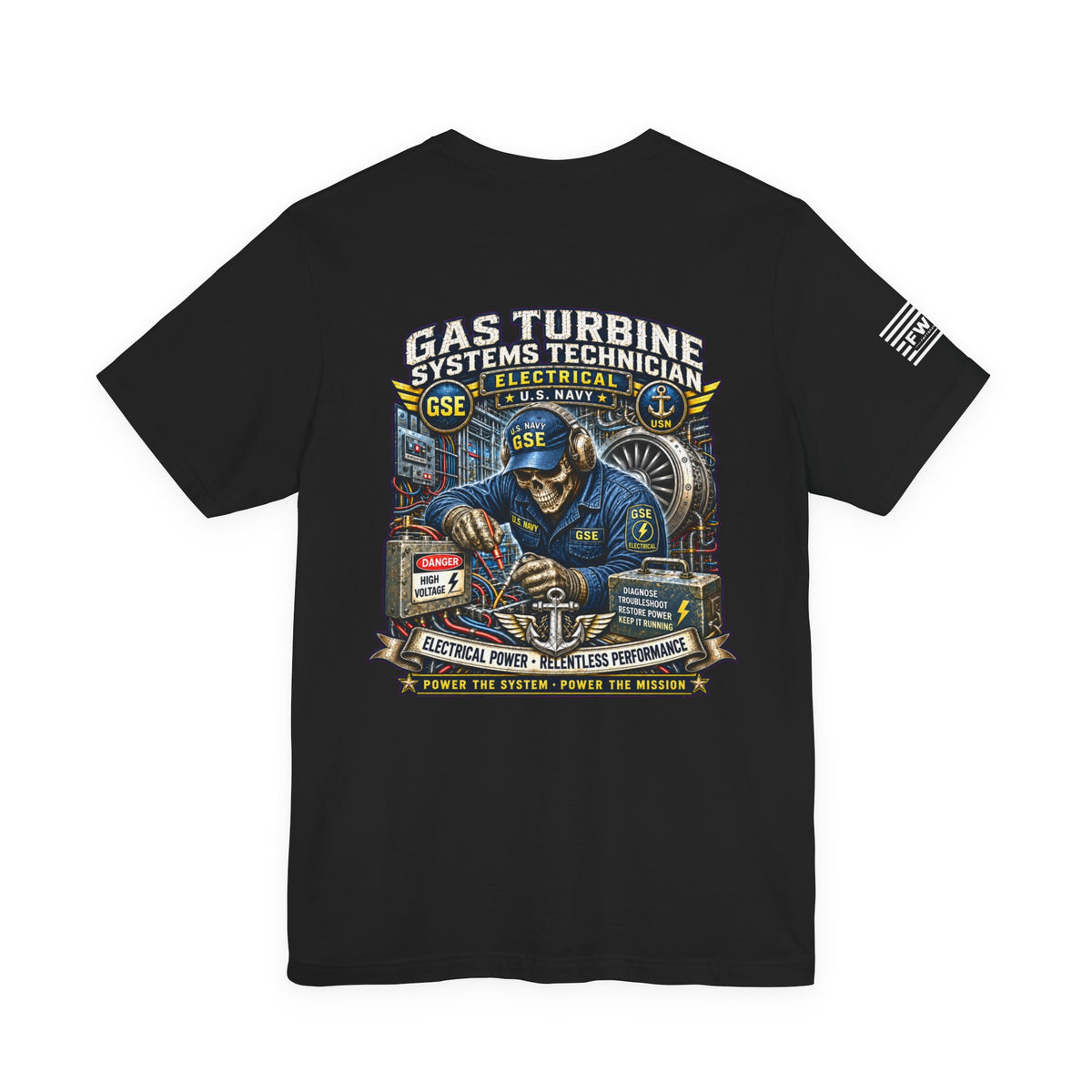 GSE (Gas Turbine Systems Technician - Electrical) - Heavy Metal Rate Specific T-shirt