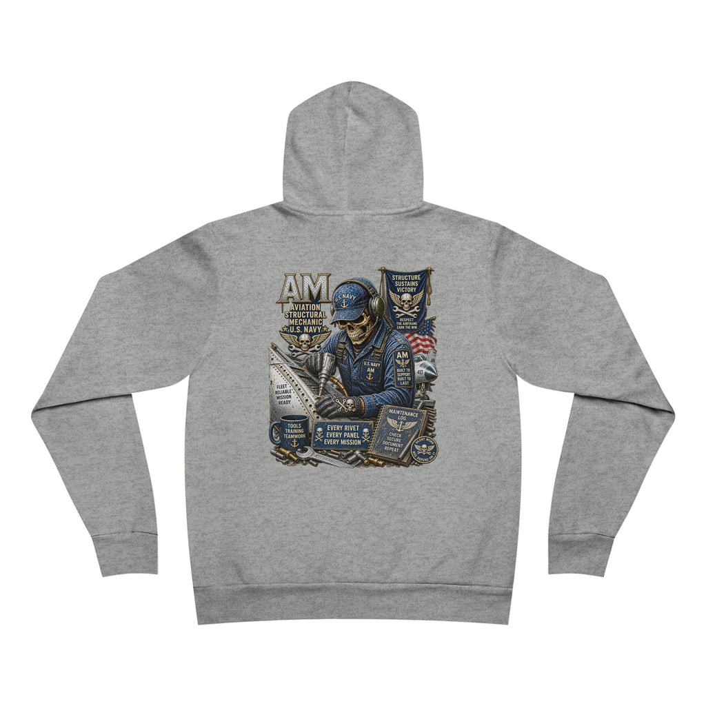 AM (Aviation Structural Mechanic) US Navy Heavy Metal Hoodie – Wear Your Rate with Pride