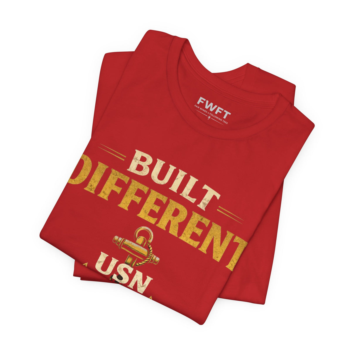 Built Different Navy Shirt | They’re Not Like Us Tee | US Navy Veteran Military Pride T-Shirt