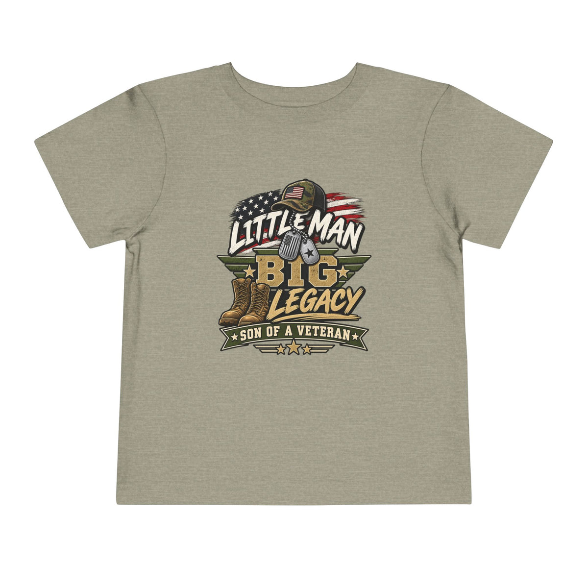 Little Man. Big Legacy. Son of a Veteran Shirt for Boys, Proud Military Kid T Shirt, Veteran Dad Son Tee, Military Family Gift, Patriotic Youth Shirt, Veteran Family