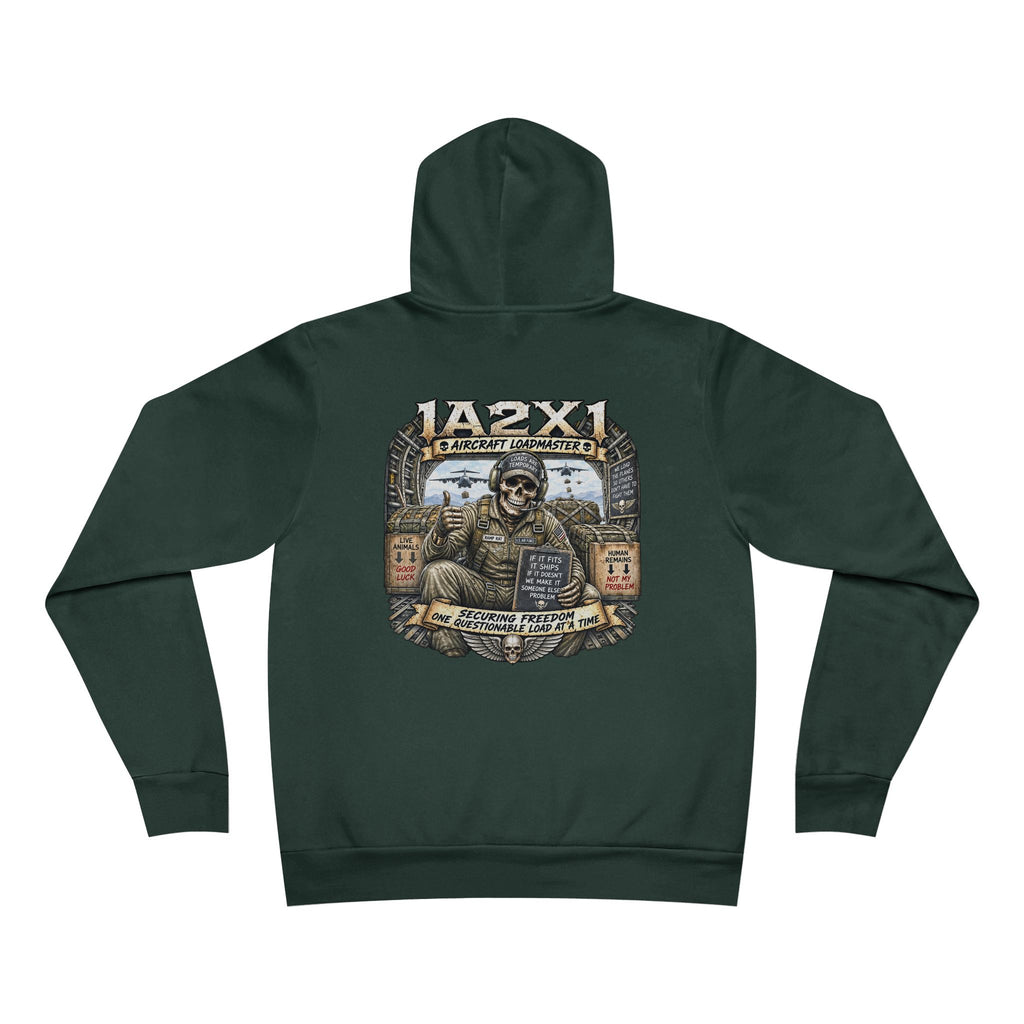 1A2X1 (Aircraft Loadmaster) USAF AFSC Specific Heavy Metal Hoodie  – Air Force Veteran Hoodie