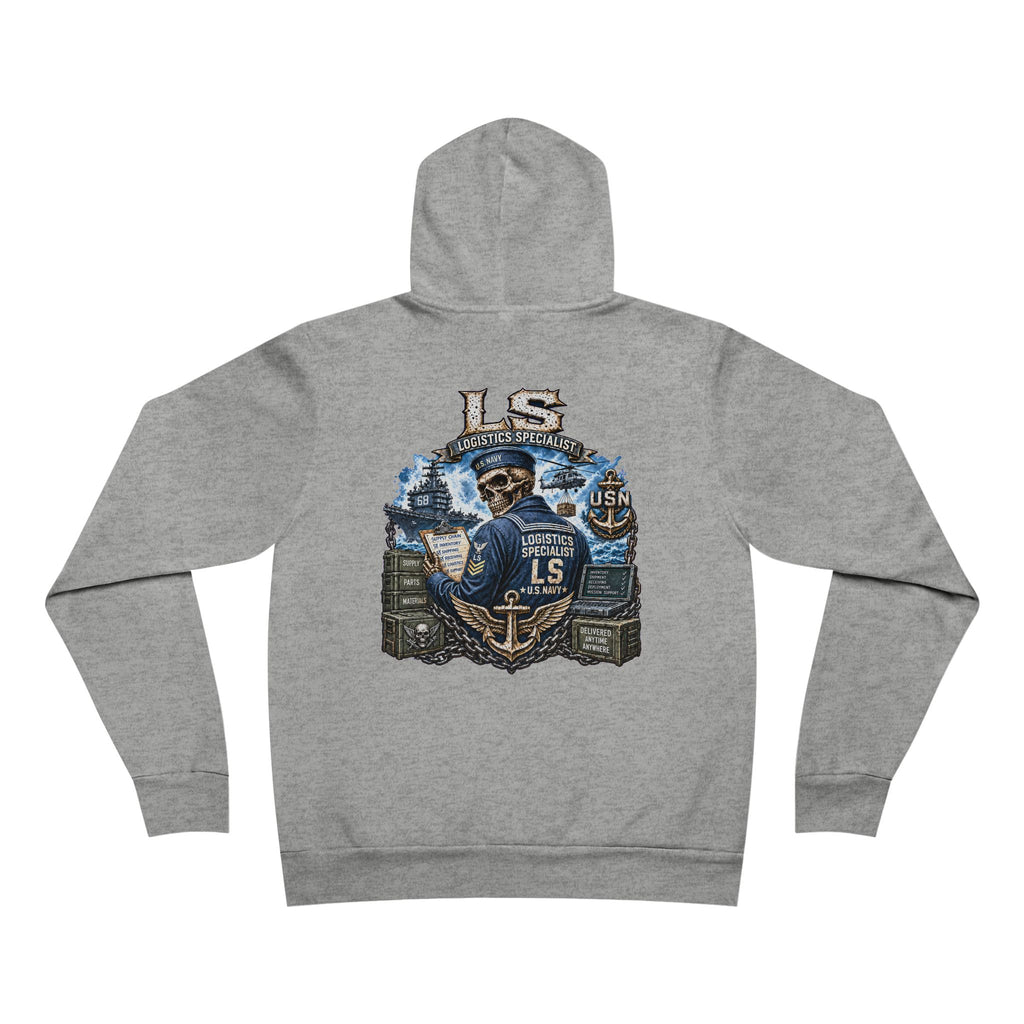 LS (Logistics Specialist) US Navy Heavy Metal Hoodie – Wear Your Rate with Pride