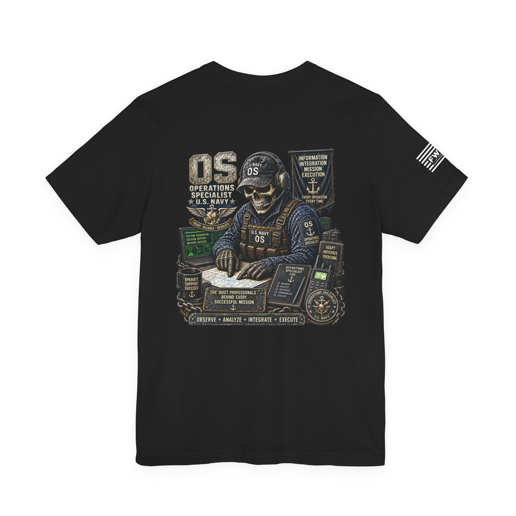 OS (Operations Specialist) Heavy Metal Rate Specific T-shirt