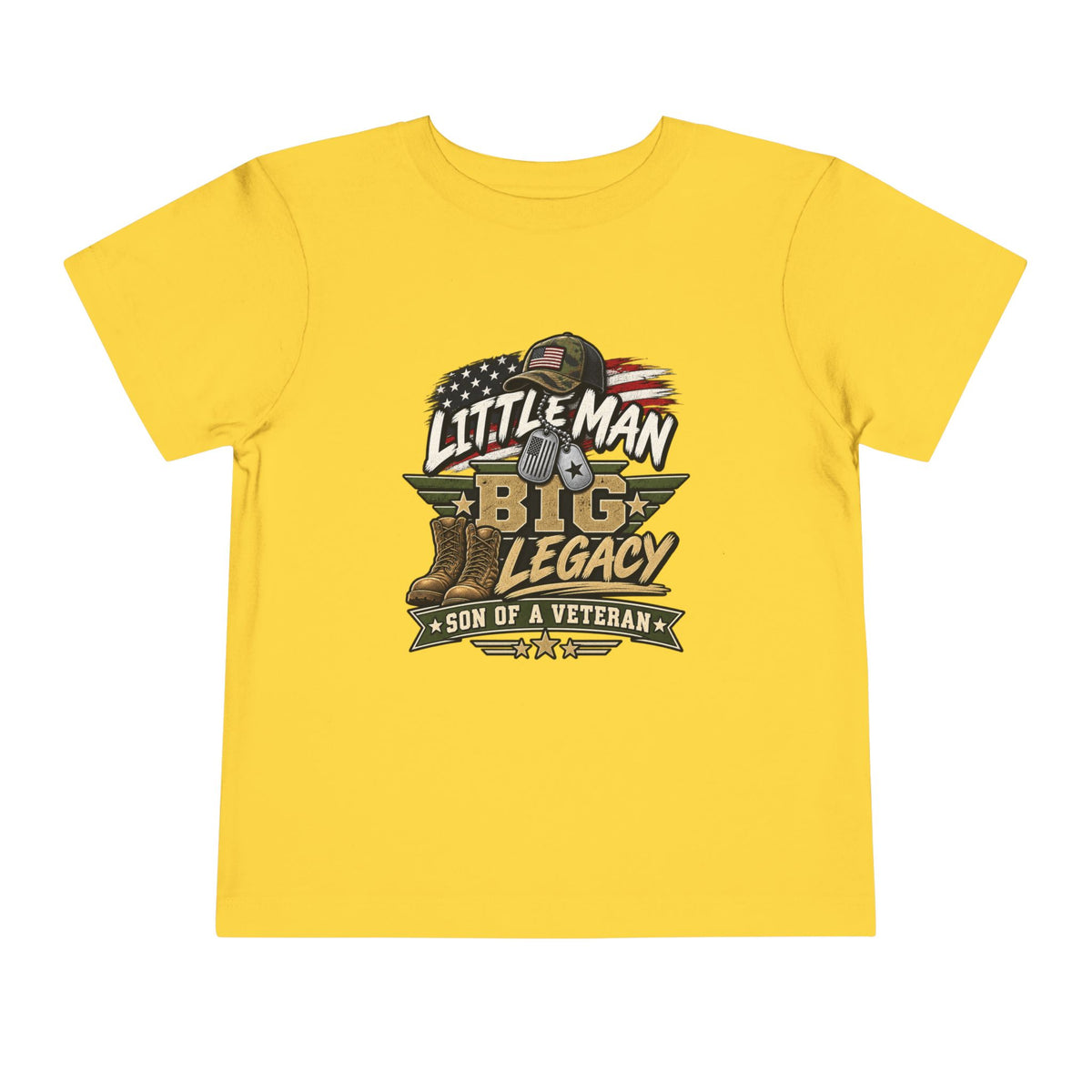Little Man. Big Legacy. Son of a Veteran Shirt for Boys, Proud Military Kid T Shirt, Veteran Dad Son Tee, Military Family Gift, Patriotic Youth Shirt, Veteran Family