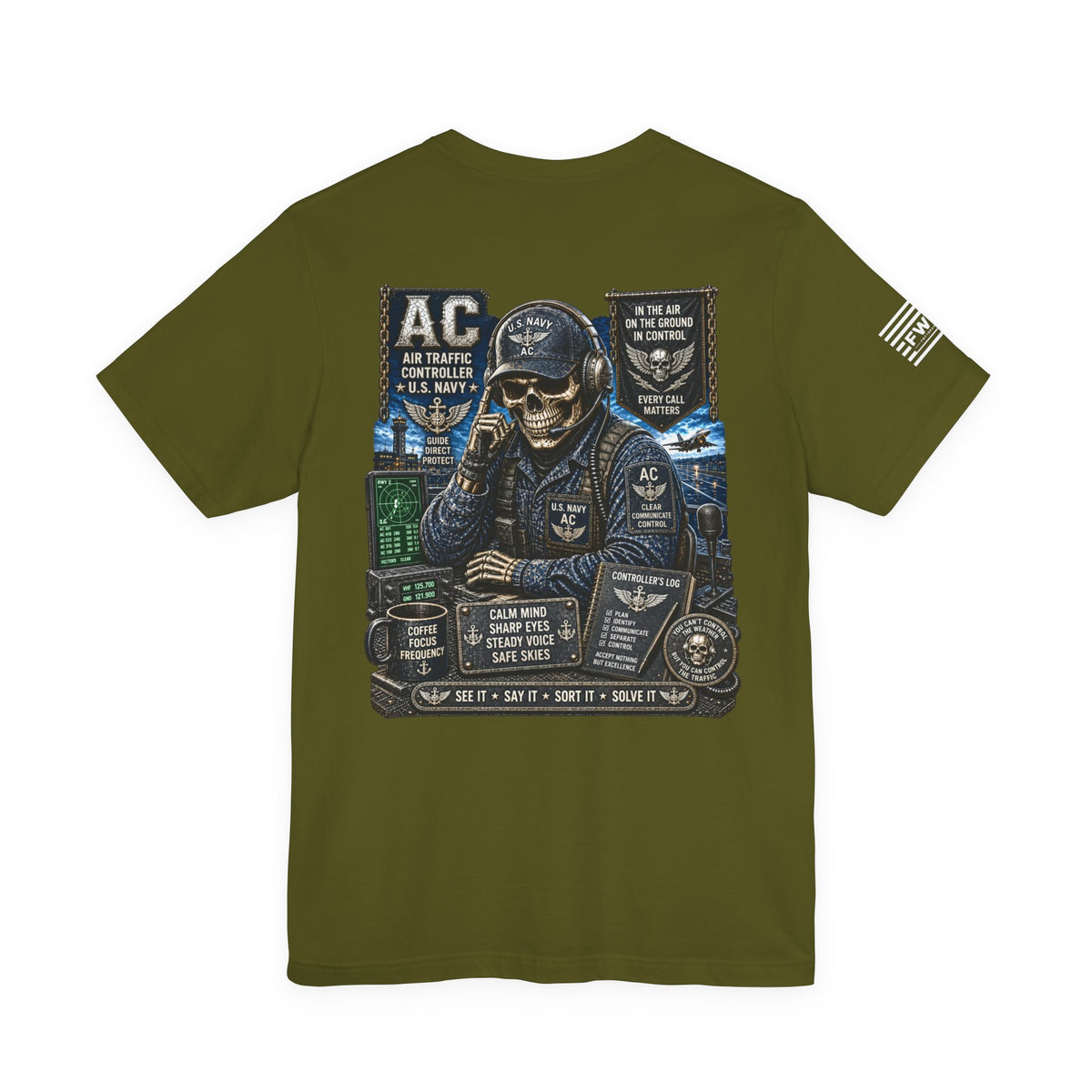 AC (Air Traffic Controller) - Heavy Metal Rate Specific T-shirt