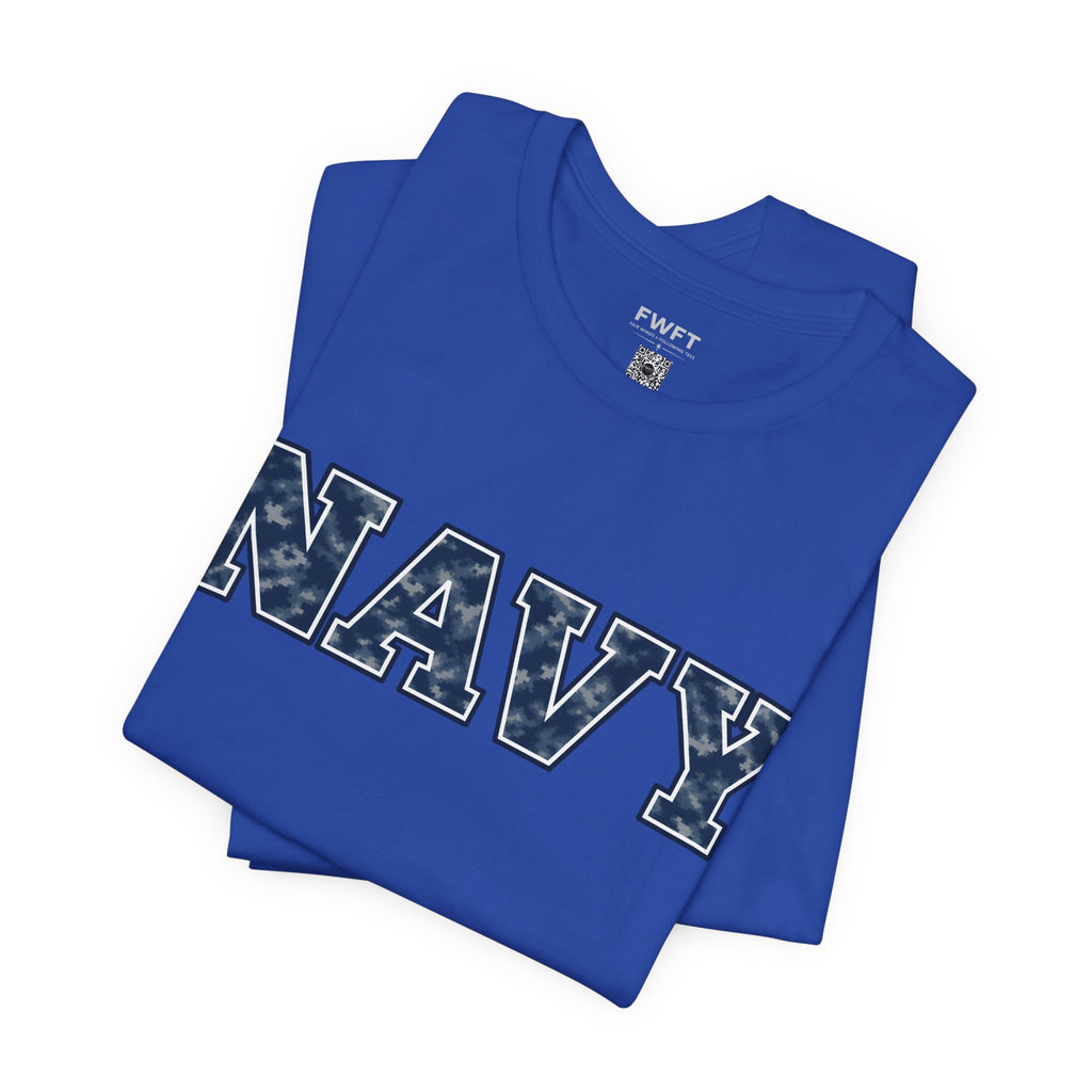 Navy Digital Camo Shirt, Navy Veteran Tee, Military Pride T Shirt, Black Navy Gift, Sailor Apparel