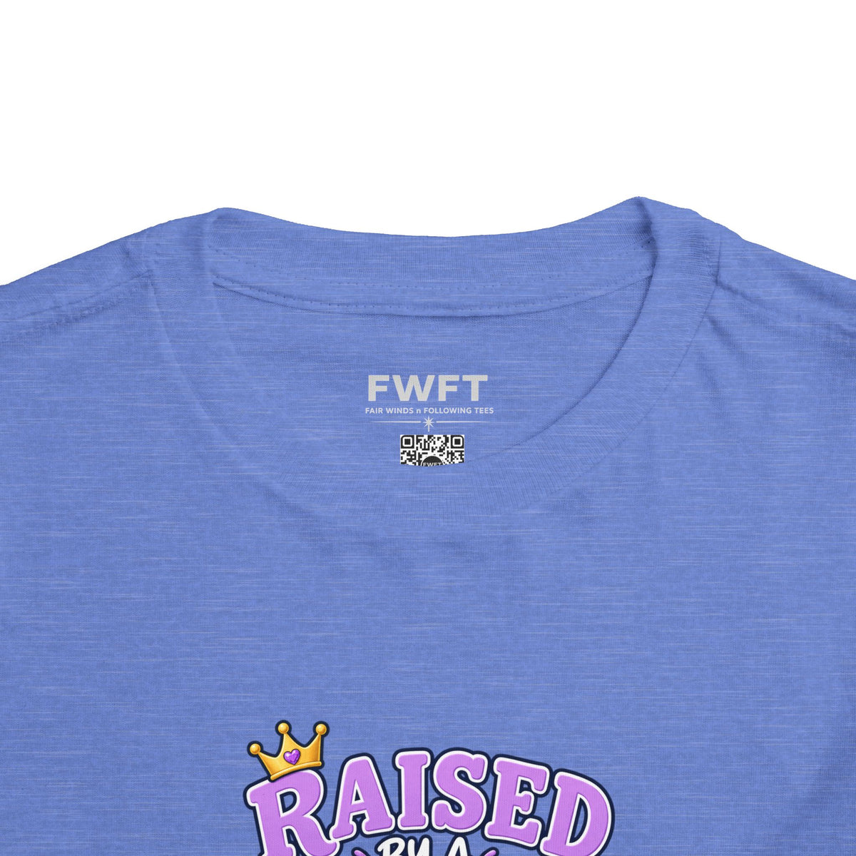 Raised by a Hero Shirt, Loved Like a Princess Veteran Daughter Kids Tee