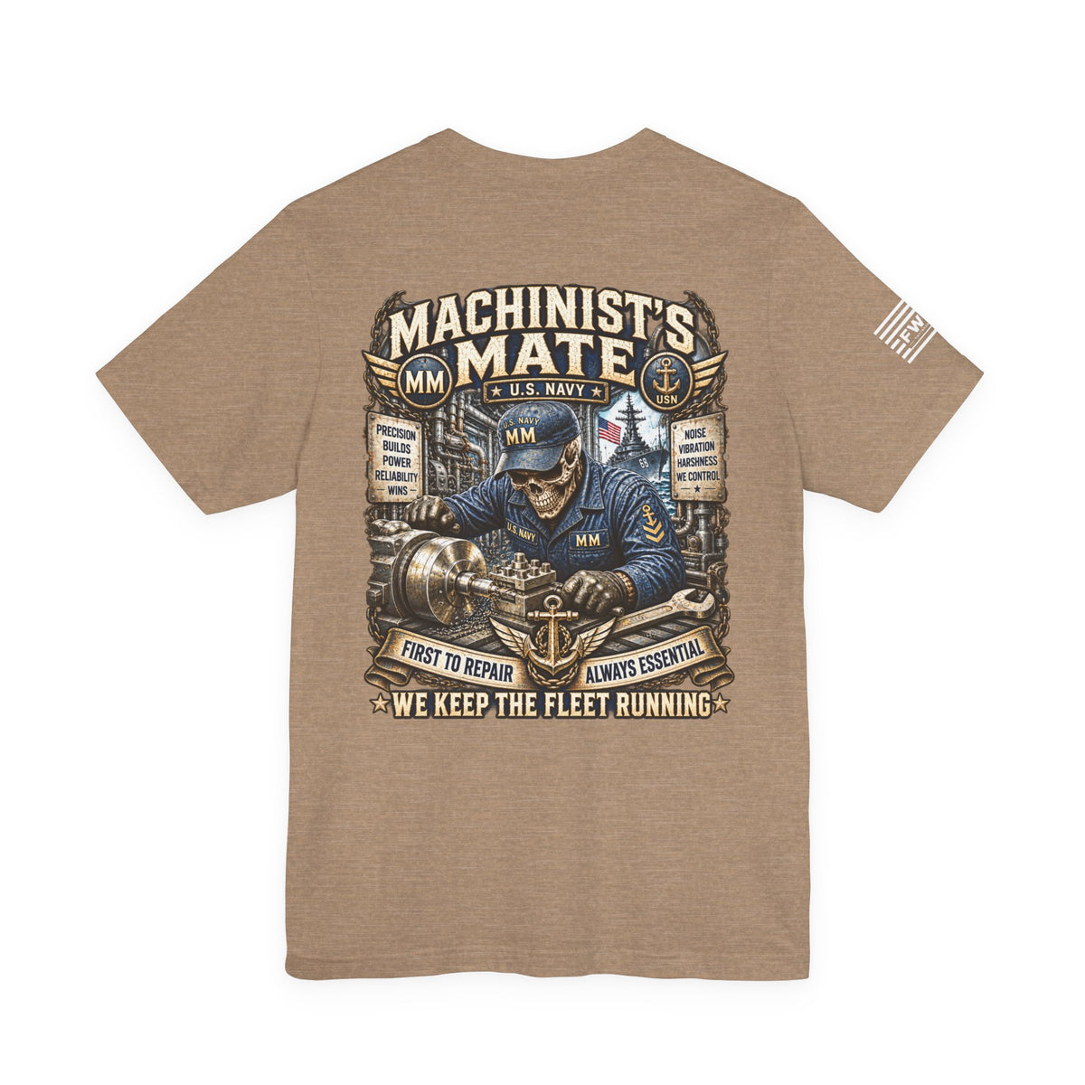 MM (Machinists Mate) - Heavy Metal Rate Specific T-shirt