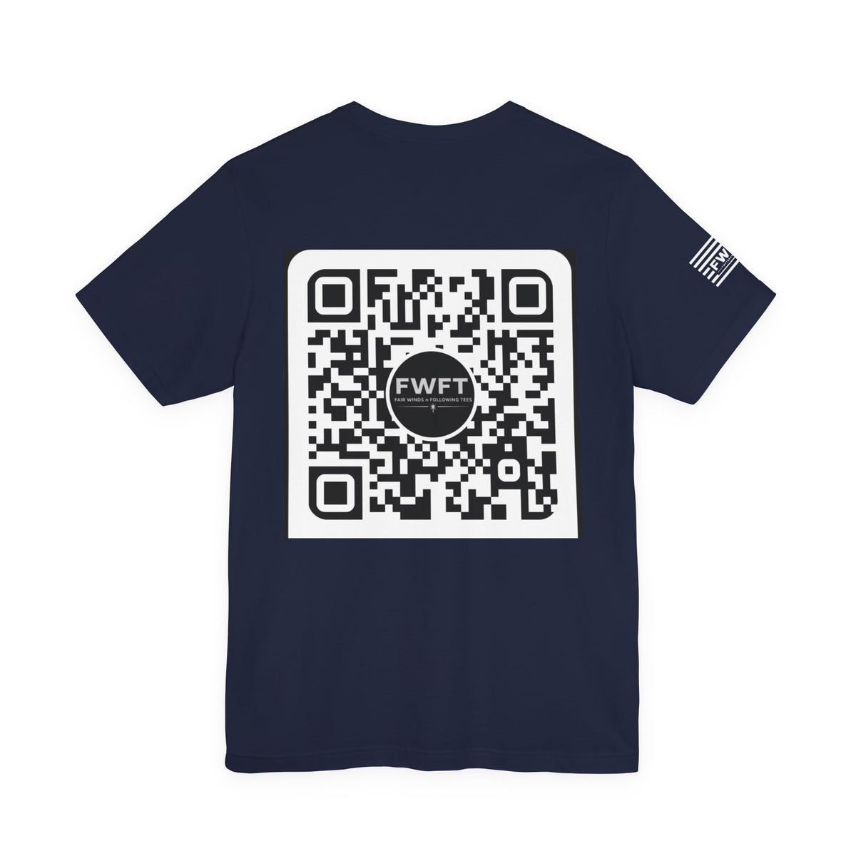 FWFT Logo T-Shirt, Fair Winds & Following Tees Shirt, Navy Inspired Tee, Veteran Apparel, Military Streetwear Shirt