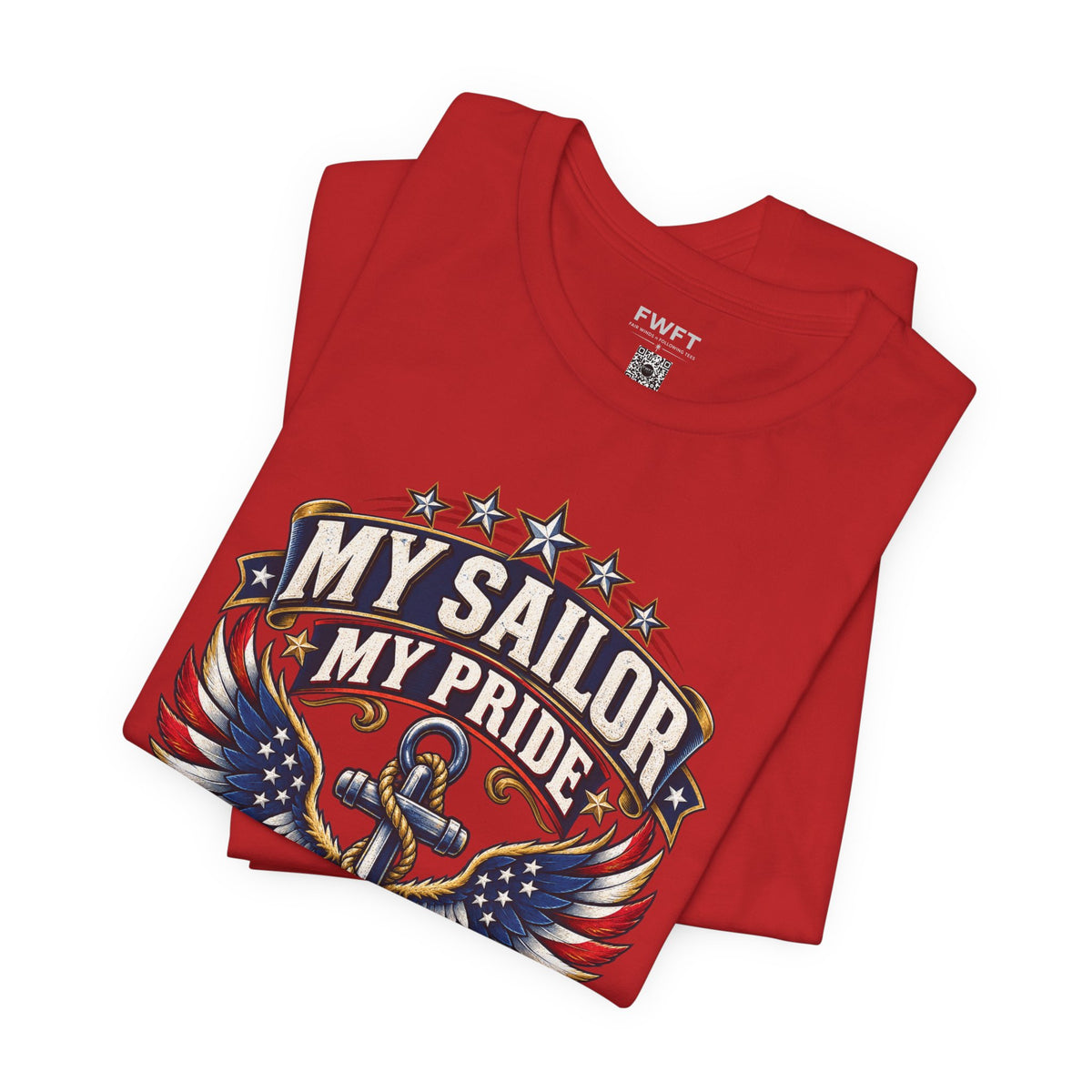 My Sailor My Pride Navy Mom Shirt, Proud Military Mother Gift, Navy Family Tee